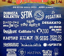 Event grid the juergas rock festvial 2022 cartel