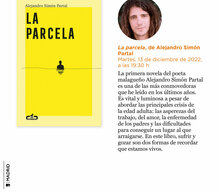 Hablando de libros con Gabriela Ybarra. 'La parcela', de Alejandro Simón Partal_photo