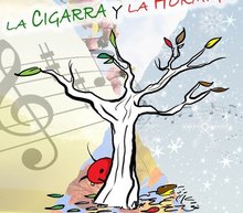 Event grid cartel cigarra y hormiga rrss
