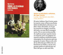 Mapas de un libro y su territorio con Gabriela Ybarra: "Sobre la felicidad a ultranza" de Ugo Cornia_photo