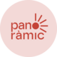 Promoter s logo panoramic cercle vermell
