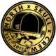 Promoter s north skull crew pegatina logo