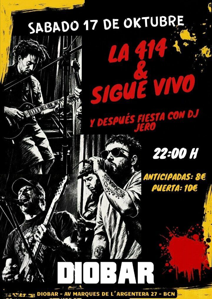 Photo of La 414 + Sigue Vivo performing at Diobar