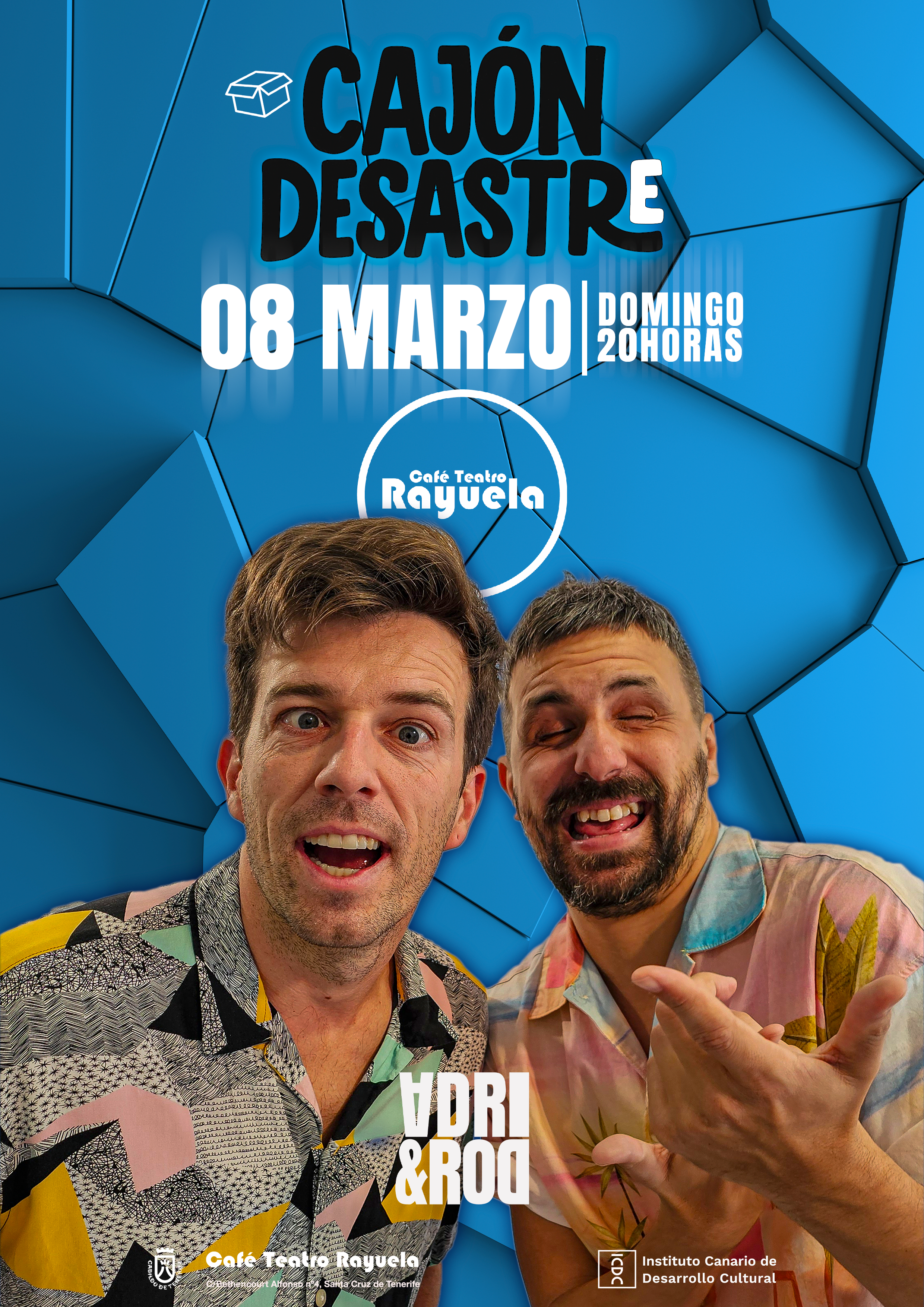 Cajón Desastre, Adri & Rod en el Café Teatro Rayuela