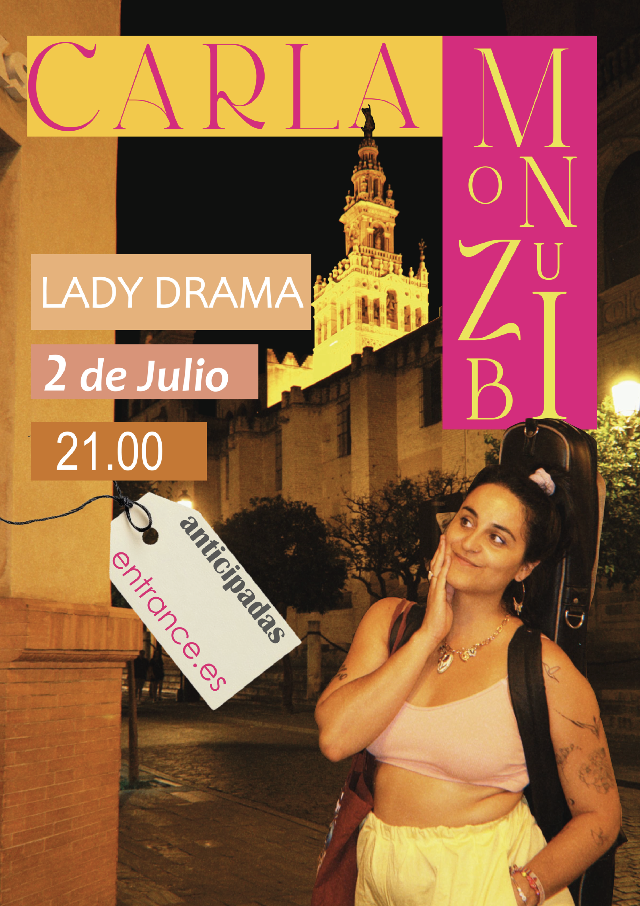 Carla Monzubi – Entre tiempos – Gira 2026