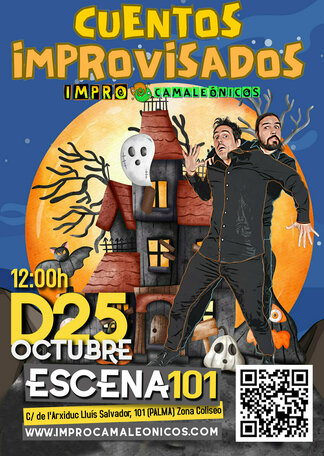 Cuentos Improvisados: Impro infantil de Camaleónicos, en Escena 101