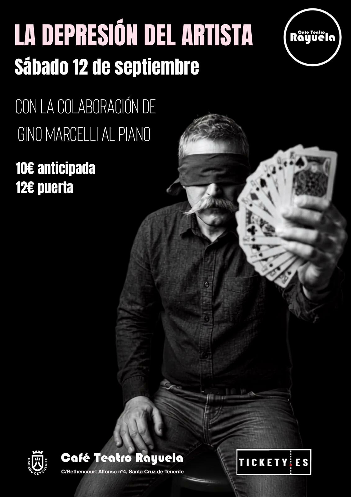La depresión del artista, en el Café Teatro Rayuela