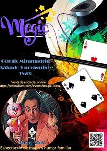 Event cartel magic show a4