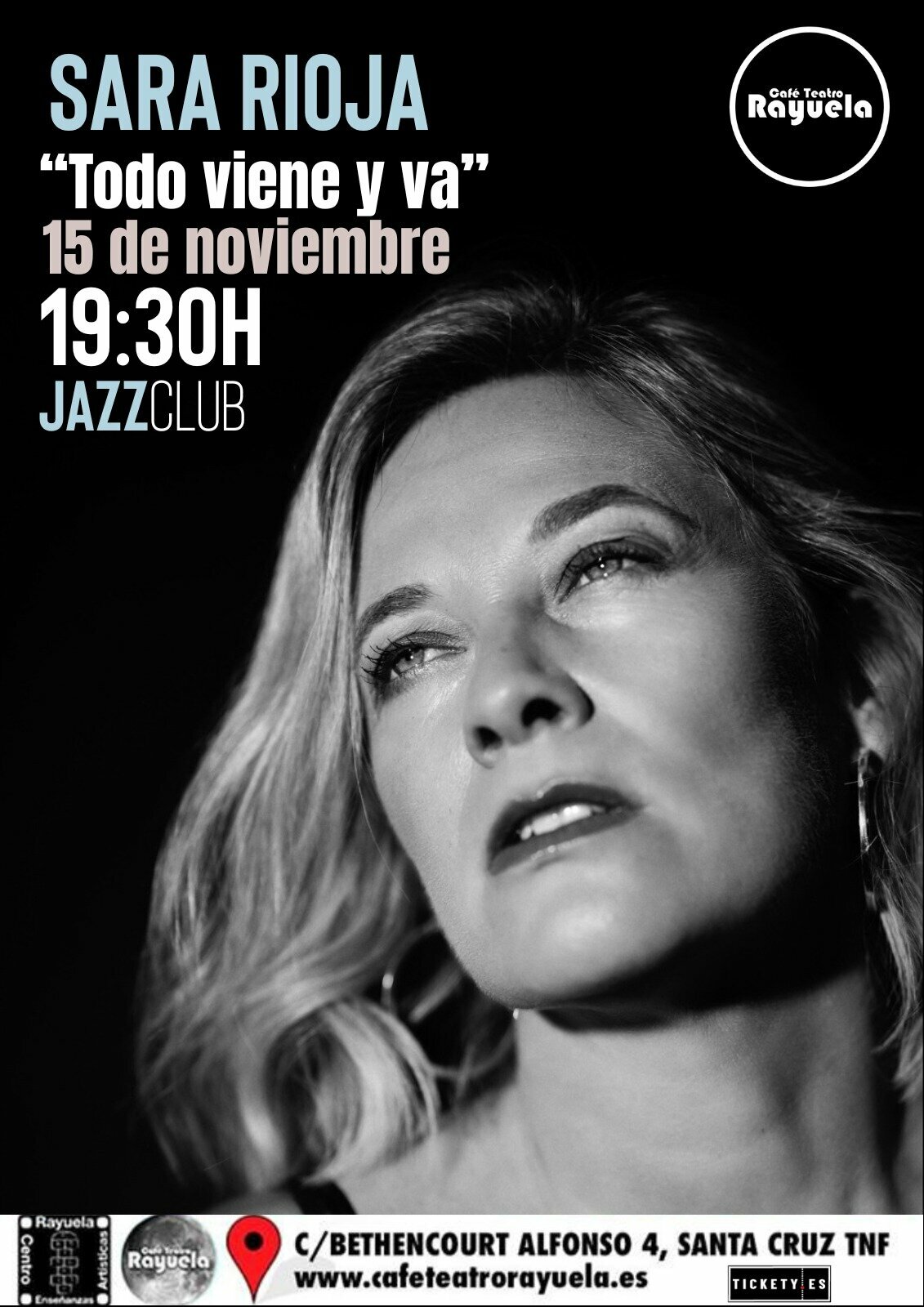 Sara Rioja- 'Todo Viene y Va', en el Café Teatro Rayuela