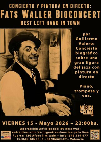 Fats Waller Bioconcert en Fusionart