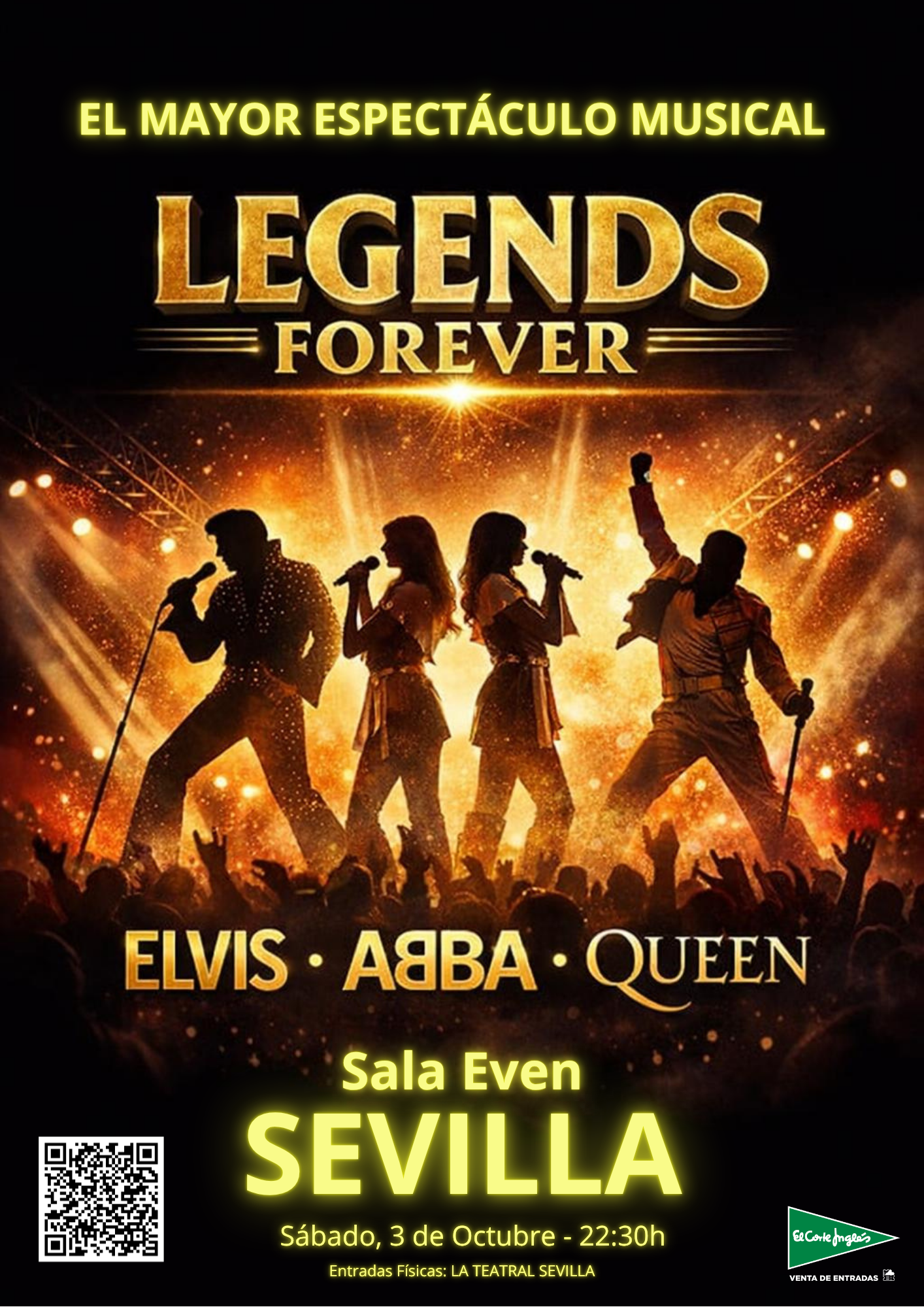 LEGENDS FOREVER - ELVIS ABBA QUEEN en SEVILLA