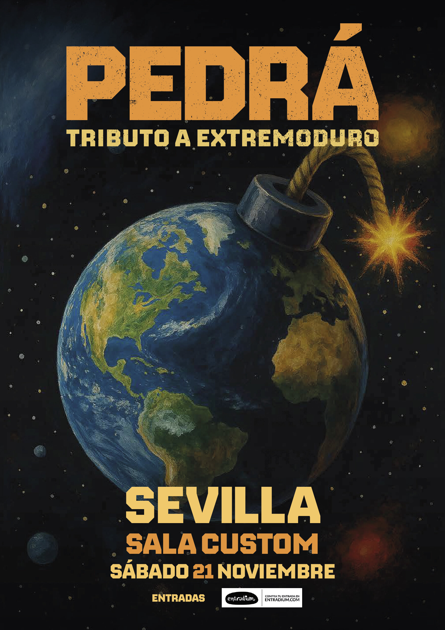 Pedrá (Tributo a Extremoduro) en Sevilla en Sala Custom
