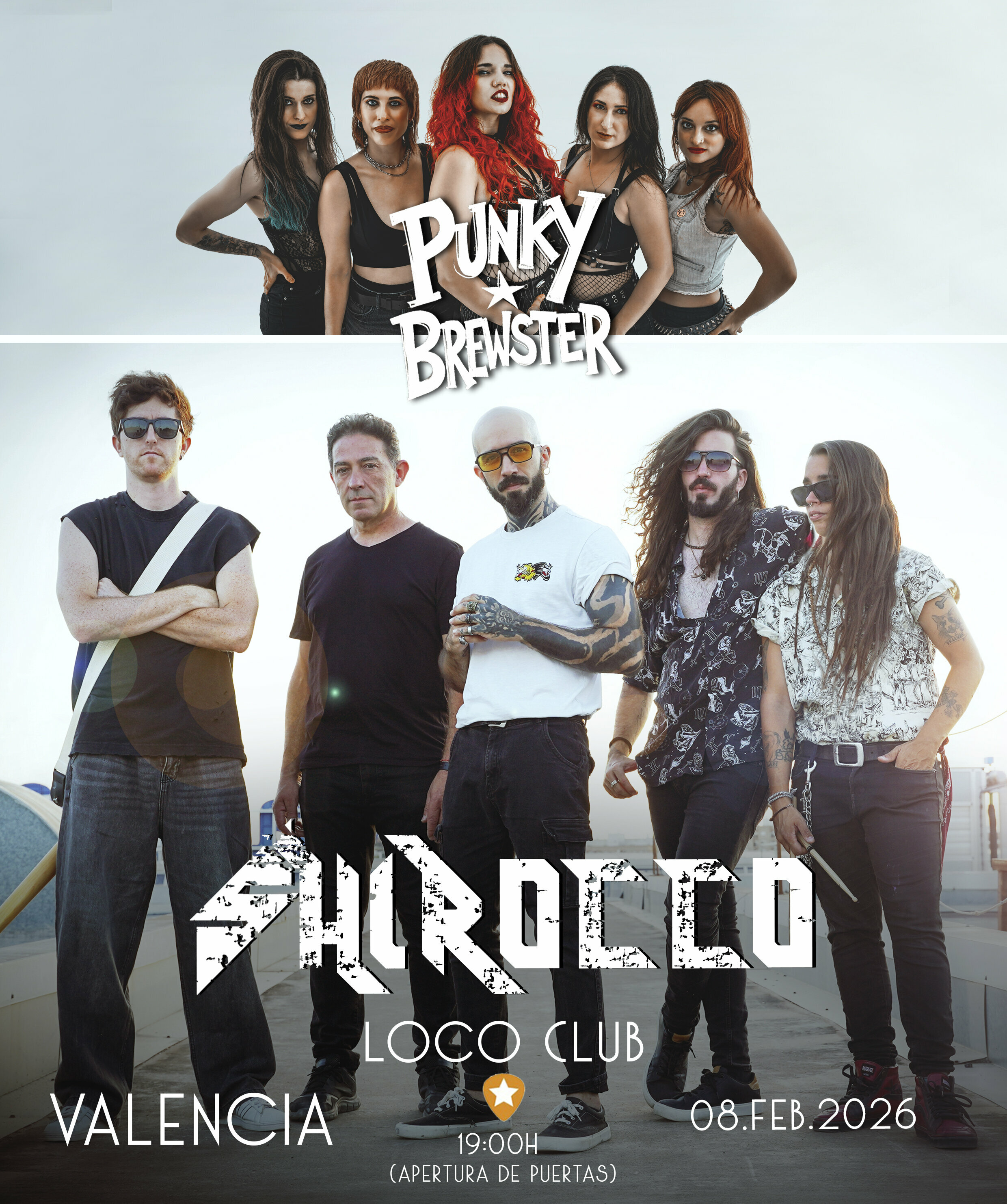 Shirocco  & Punky Brewster en Loco Club 