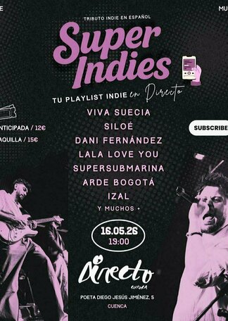 Compra entradas para Superindies en Cuenca, en Cuenca | entradium