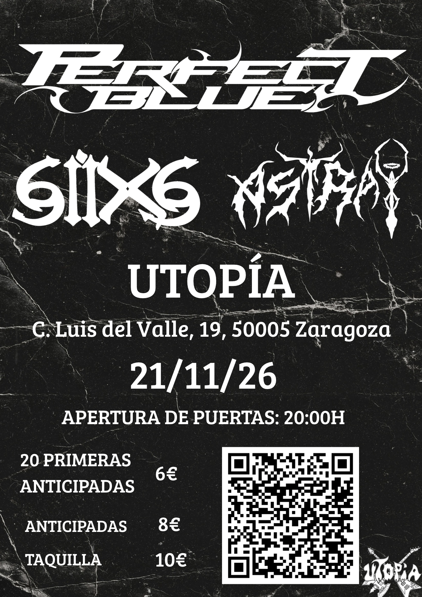 Perfect Blue + Siix + Astray - Pub Utopia