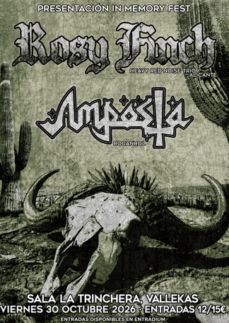 Compra entradas para Rosy Finch + Amposta, en MADRID | entradium, por IN MEMORY FEST