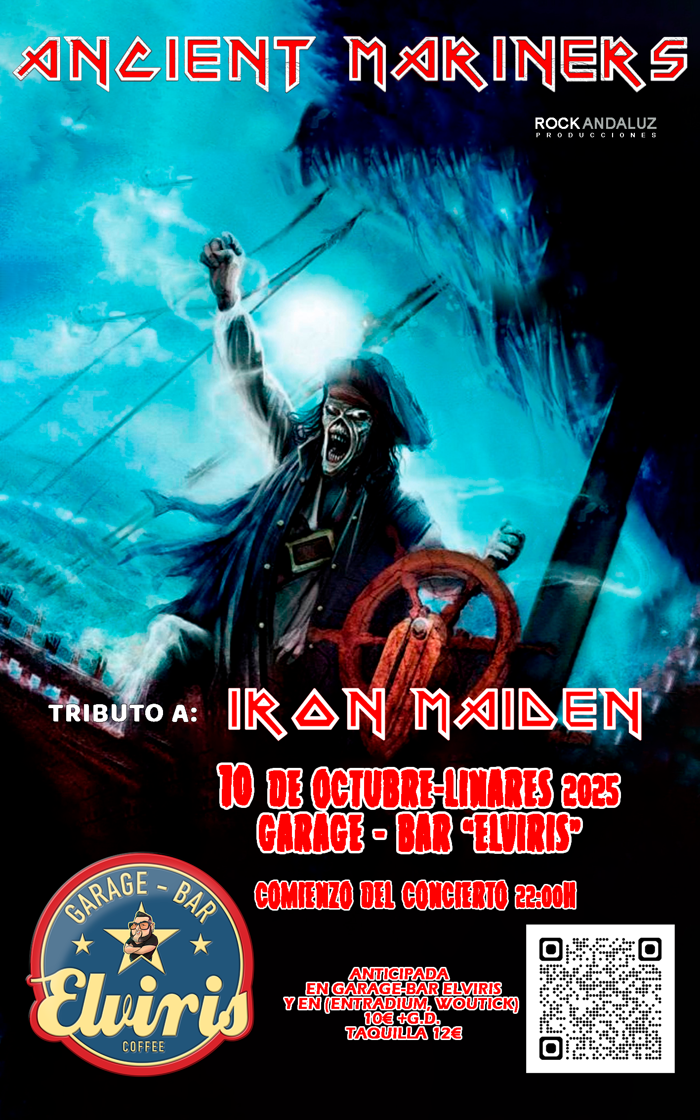 ANCIENT MARINERS (TRIBUTO A IRON MAIDEN) EN LINARES