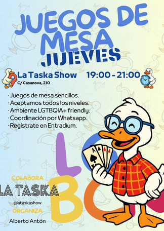 Juegos de mesa LGTBCN x La Taska
