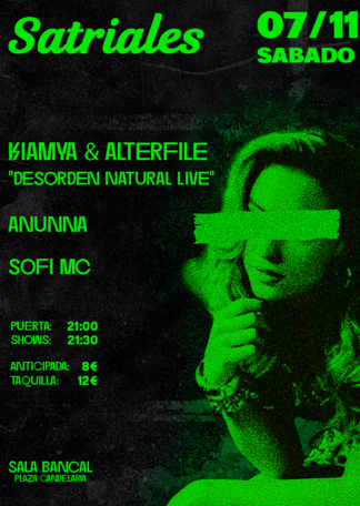 Satriales: Kiamya & ALTERFILE presentan "Desorden Natural"