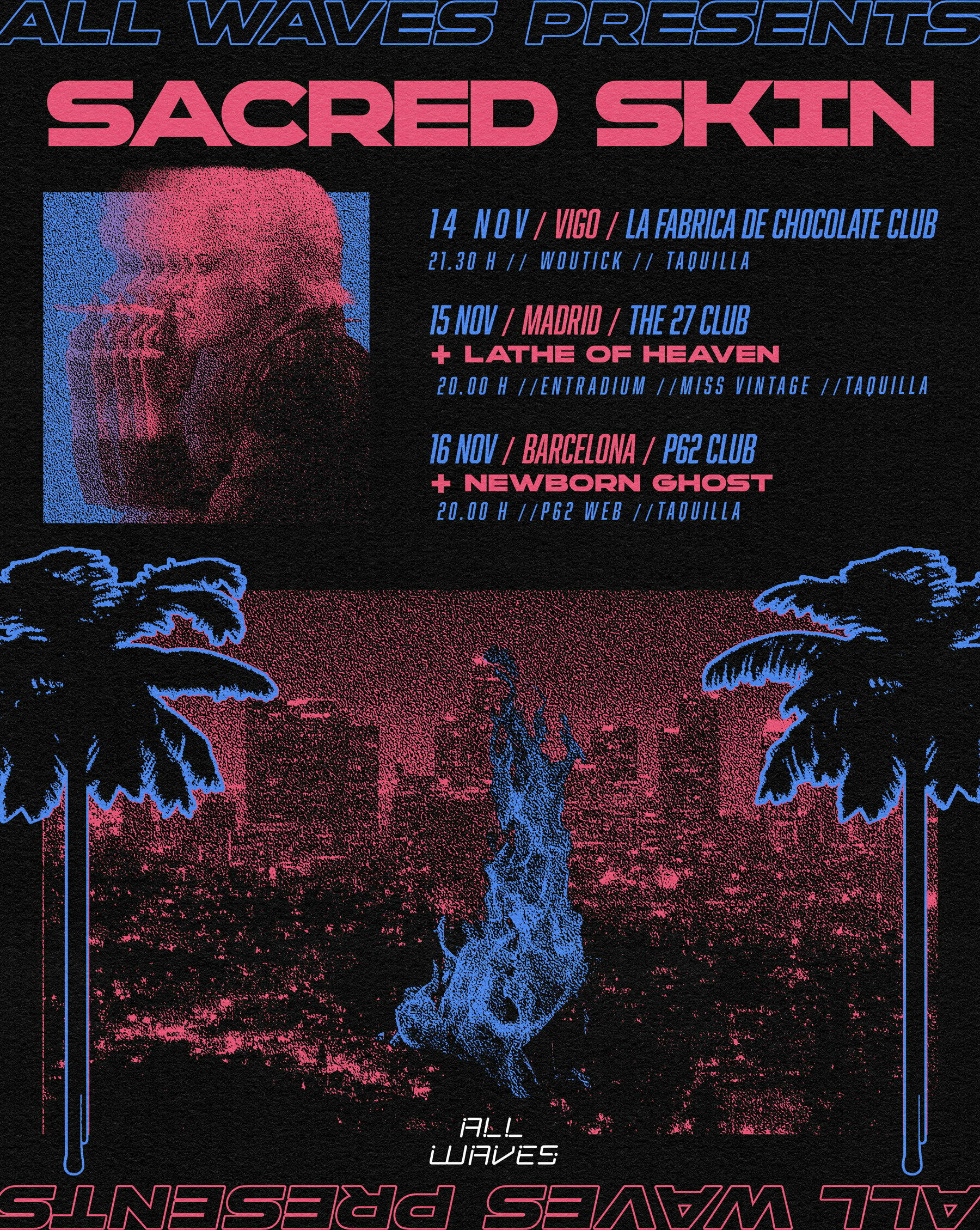 Sacred Skin (US) y Lathe Of Heaven (US)_PostPunk_New Romantic_Madrid