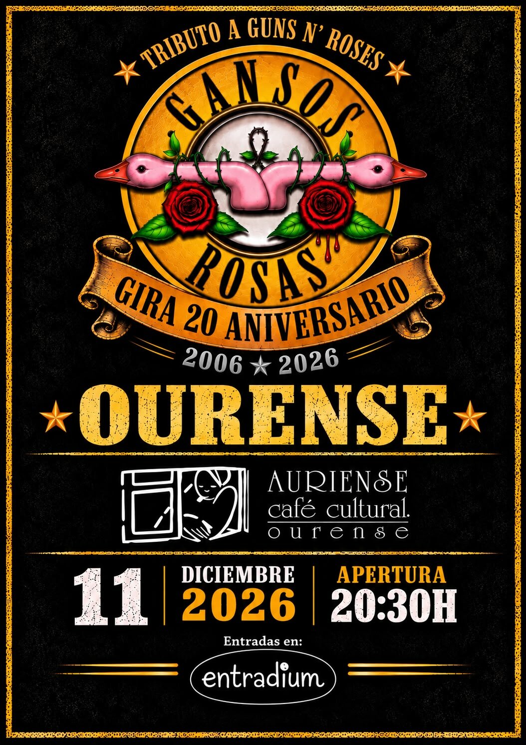 GANSOS ROSAS EN OURENSE 2026
