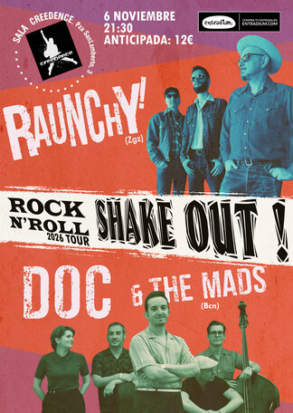 Doc & The Mads + RAUNCHY! en SALA CREEDENCE - Zaragoza