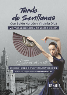 Event  10 22  tarde de sevillanas  cartel 