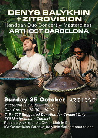 Handpan Duo Concert and Masterclass