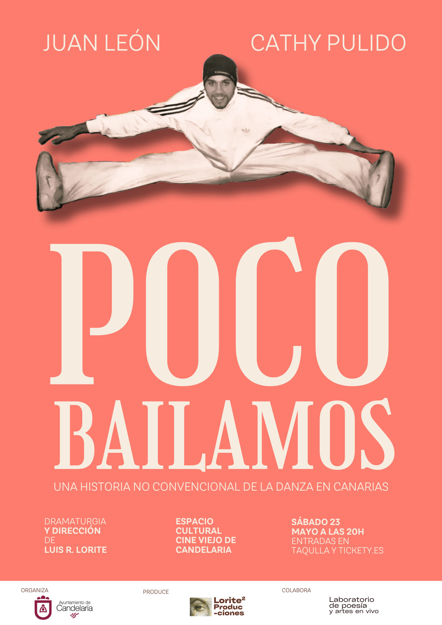 Espectáculo "Poco bailamos", en el Cine Viejo de Candelaria
