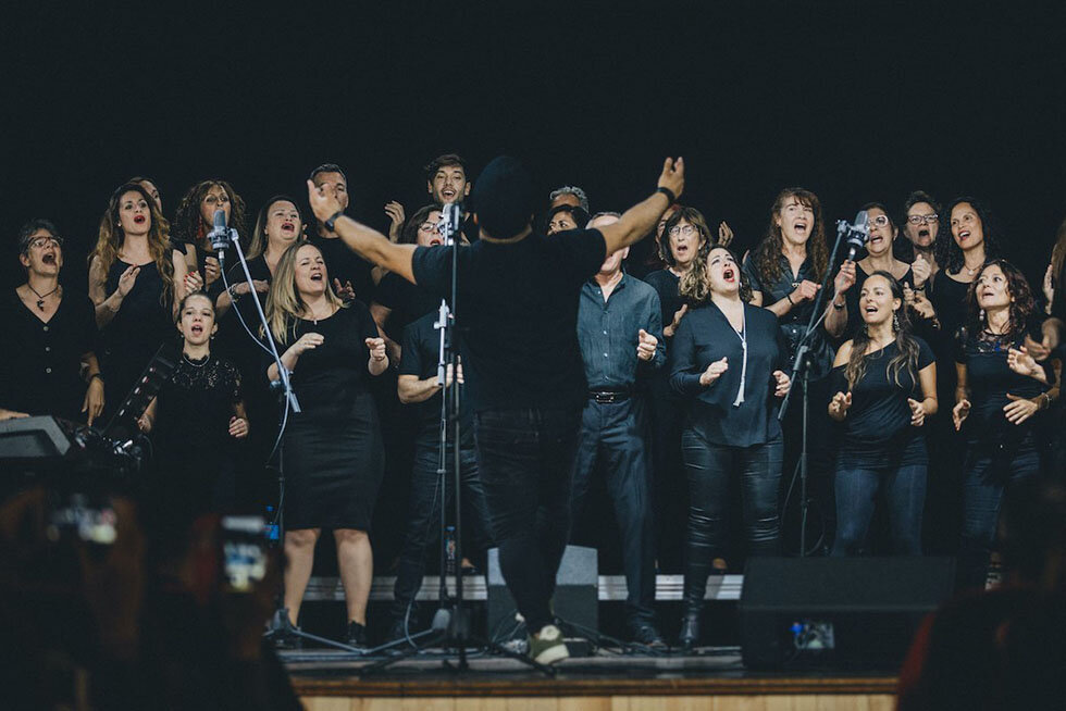 Concierto del Canarias Gospel Choir, en el Cine Viejo de Candelaria