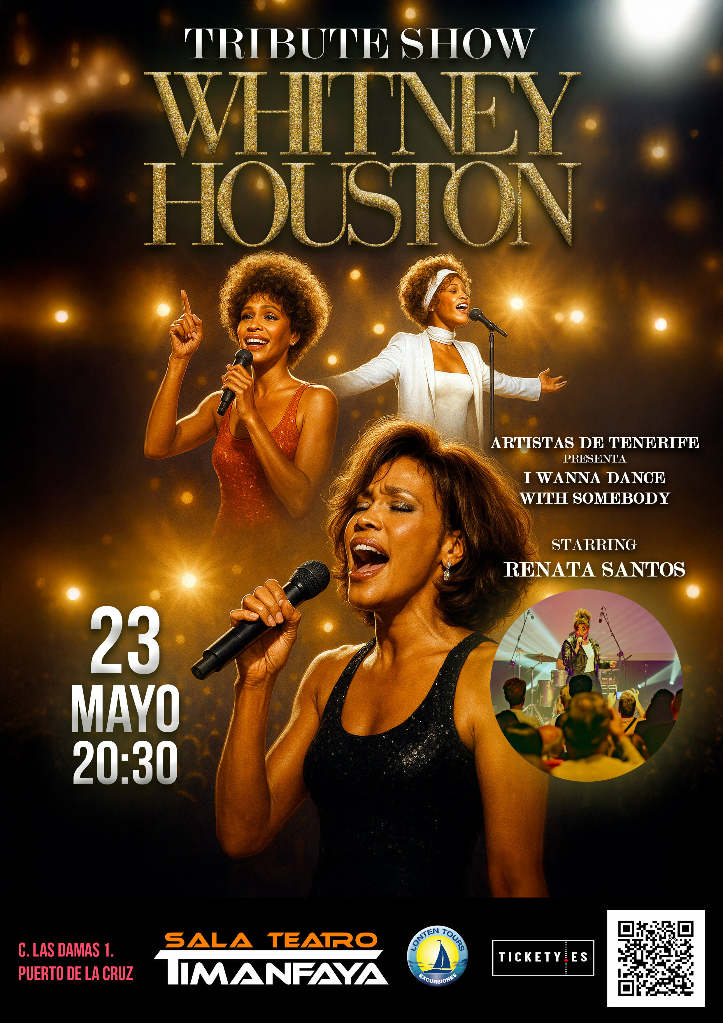 Whitney Houston - Tribute Show, en la Sala Timanfaya