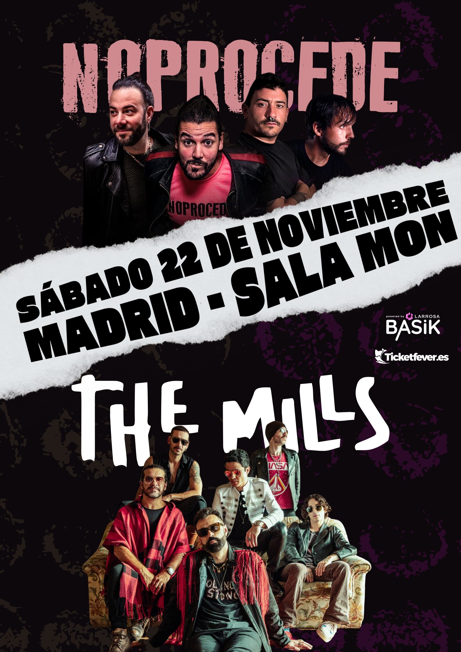 NoProcede & The Mills en Madrid