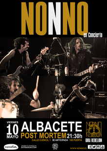 Event cartel nonno 11 mayo albacete post mortem internet