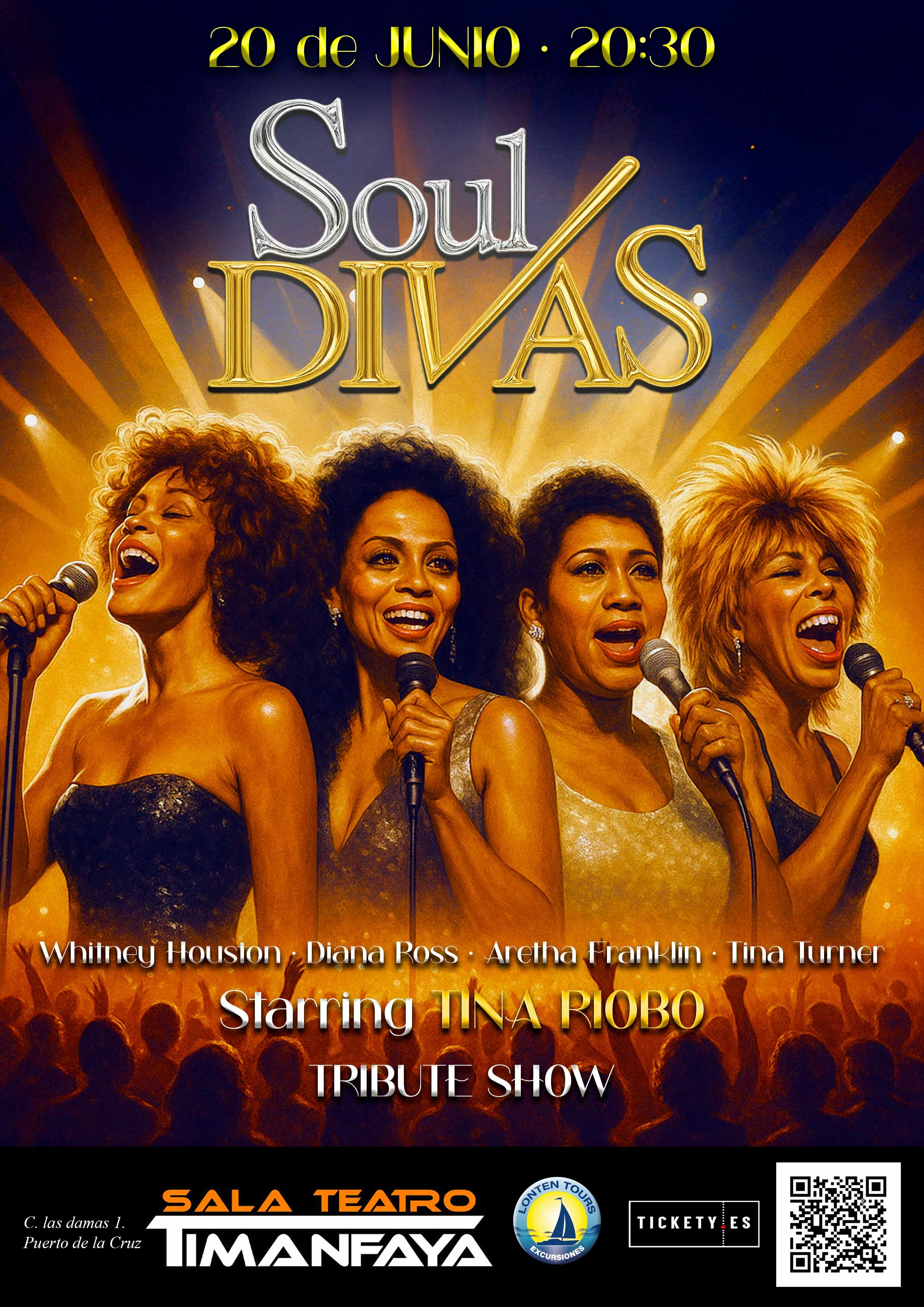 Divas del Soul - Tribute Show, en la Sala Timanfaya