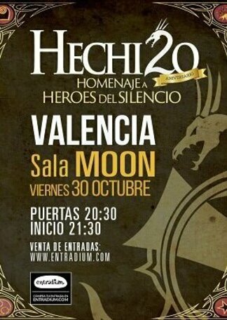Hechizo, homenaje a Héroes del Silencio en Valencia