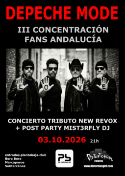 Compra entradas para Depeche Mode III Concentración Fans Andalucía, en ...