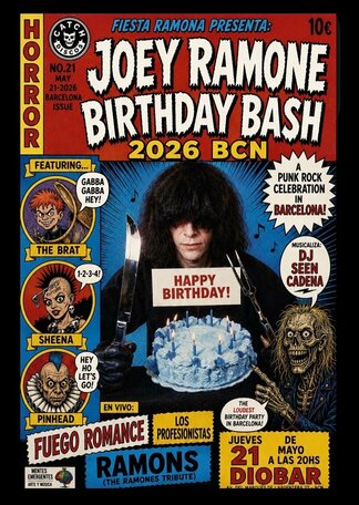 Compra entradas para Joey Ramone Birthday Bash 2026, en Barcelona