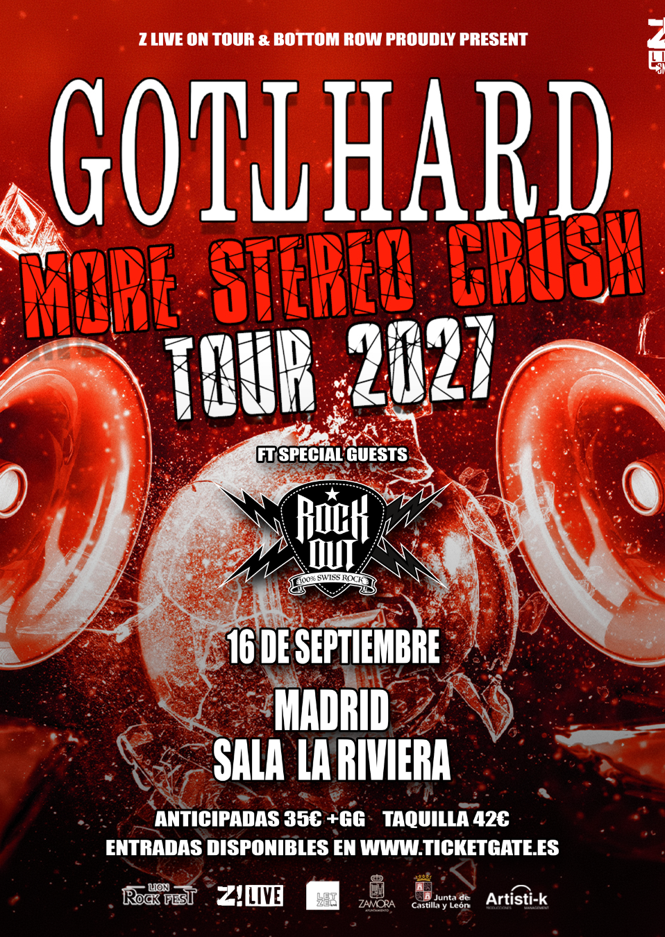 Gotthard en Madrid