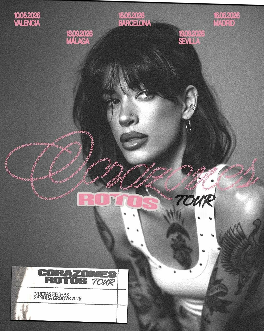 Sandra Groove en Sevilla  Corazones Rotos Tour