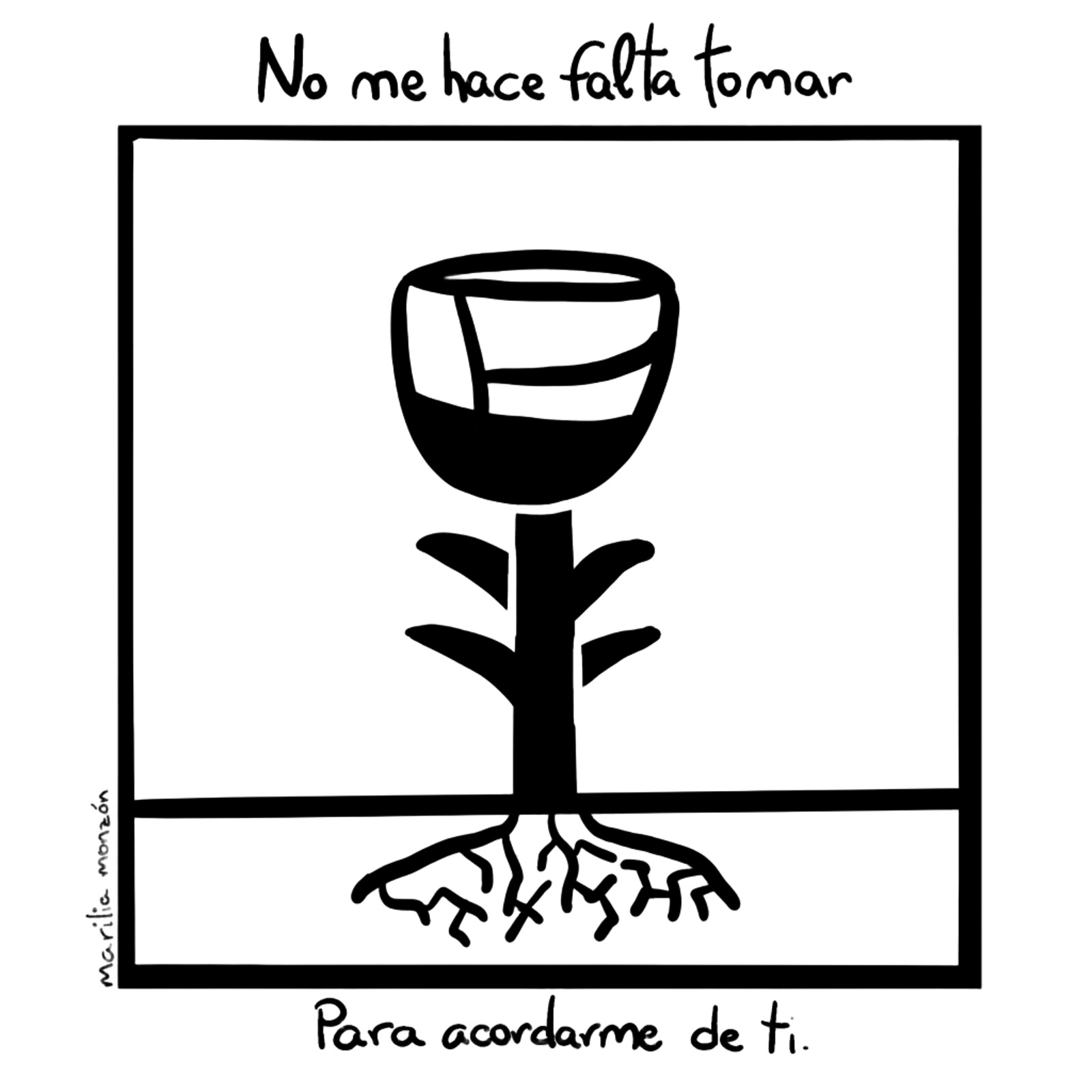 Entre canciones y vino, Marilia Monzón. 
