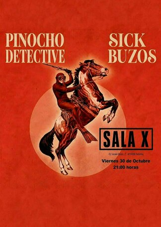 Concierto de Pinocho Detective y Sick Buzos