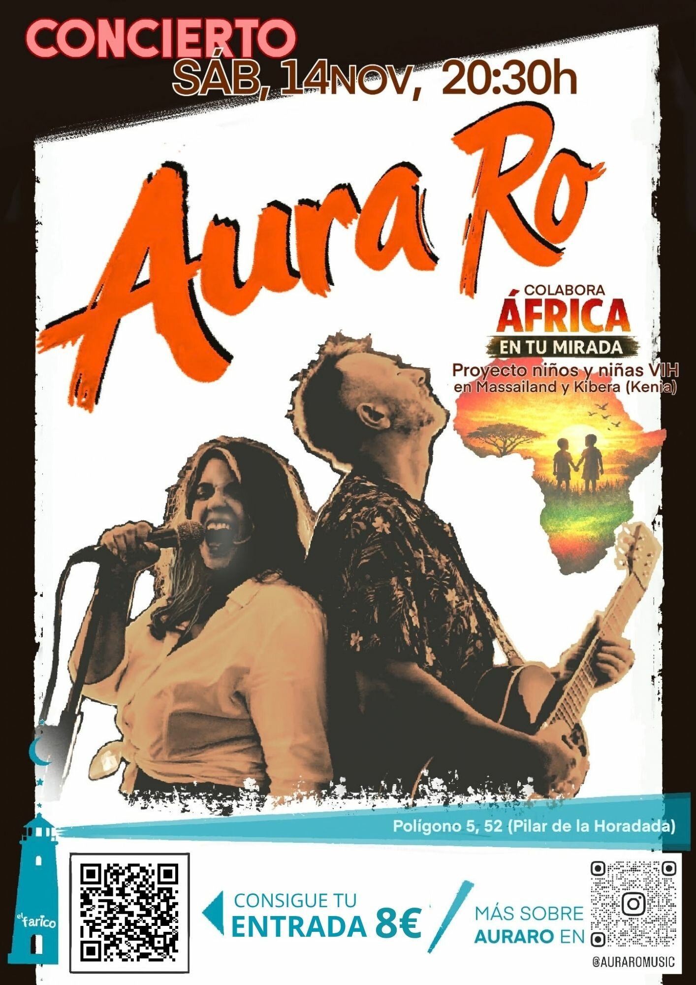 AURA RO en concierto en el Farico