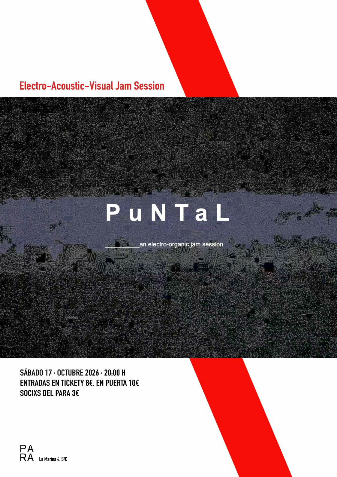 PuNTaL Live. Electro-Acoustic visual Jam Session