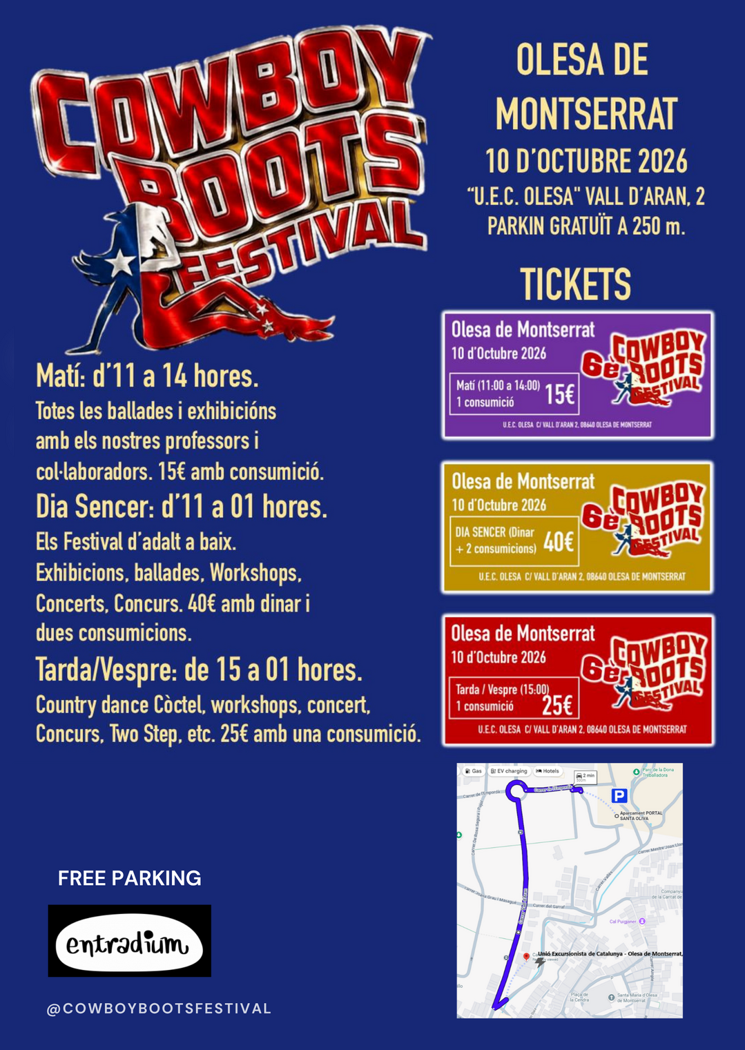 COWBOY BOOTS FESTIVAL (OLESA DE M.)