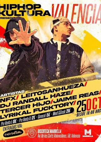 HIPHOP KULTURA PRESENTA NFX & LEITO SANHUEZA