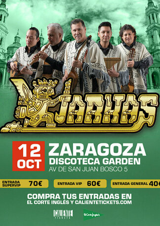 Los Kjarkas en la Garden Discoteca