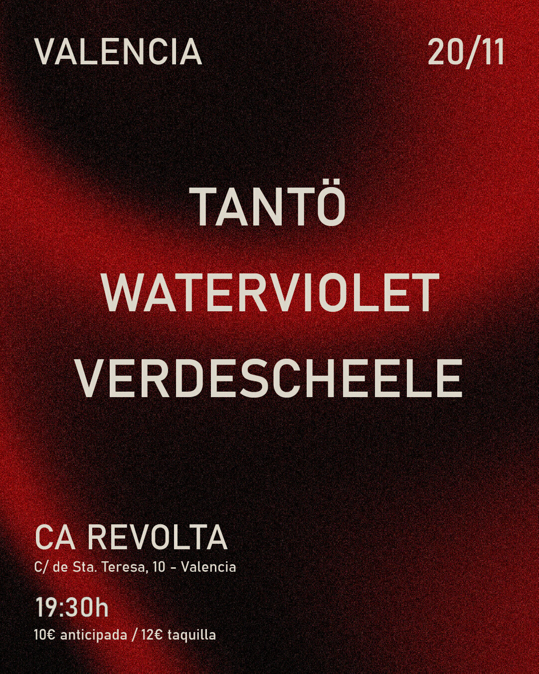 VerdeScheele + Waterviolet + Tantö a Ca Revolta