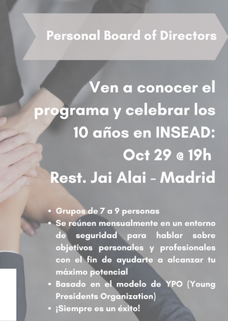 Sesión informativa PBoD + celebración 10 años