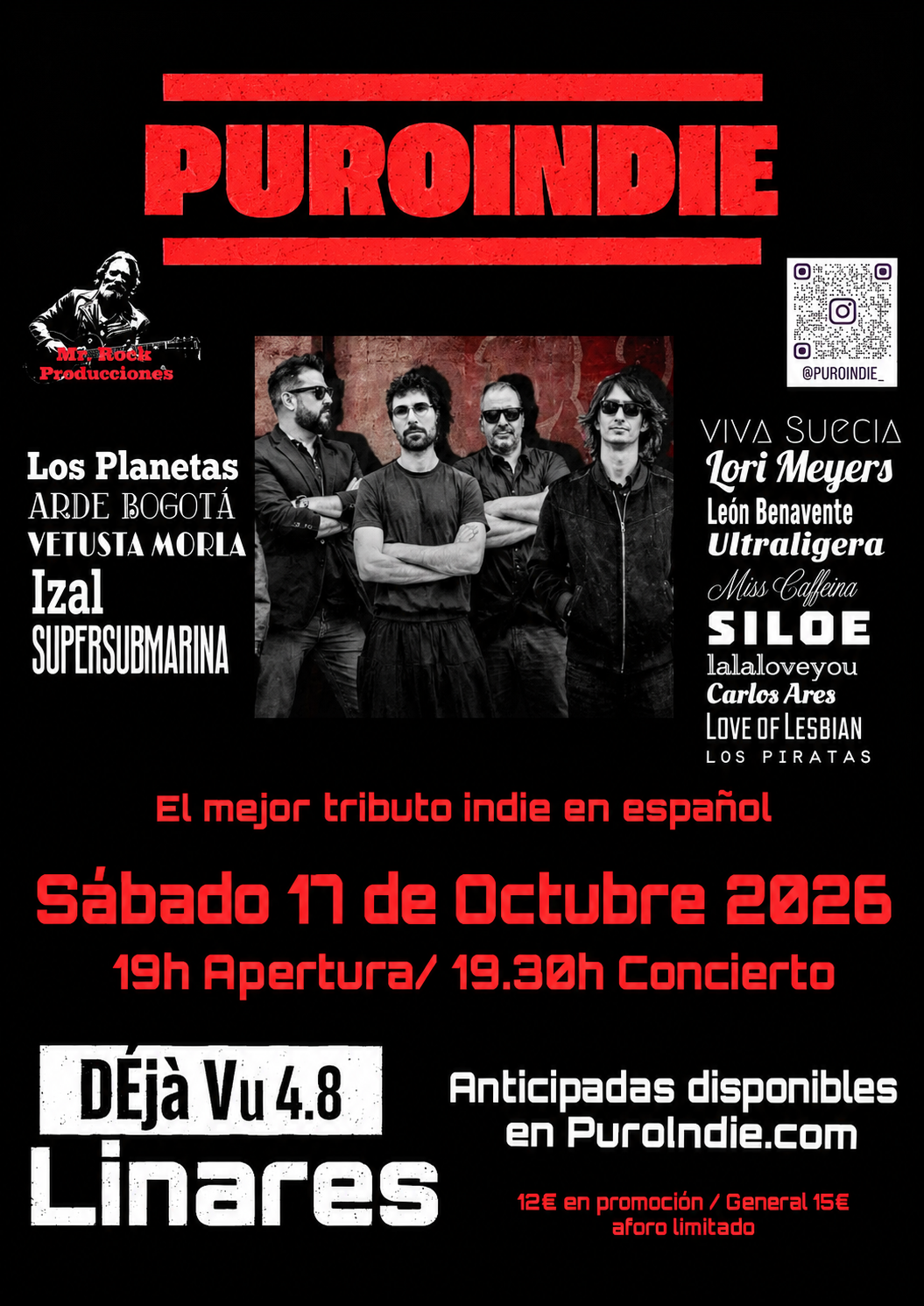 PuroIndie en Linares Sala Dejavü 4.8