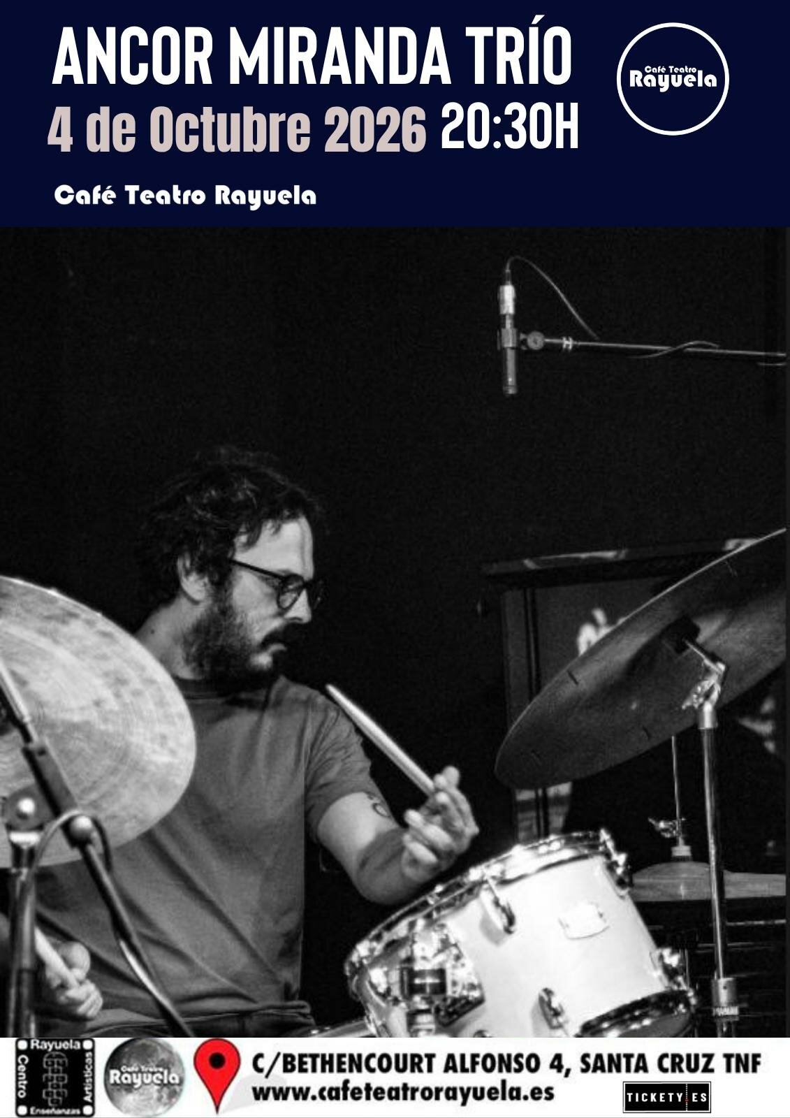 Ancor Miranda Trío, en el Café Teatro Rayuela